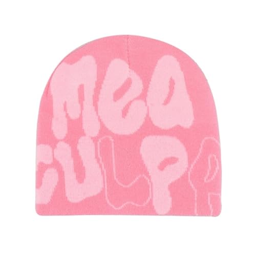 Capuchas de lana xiaopang gorro de moda con tejido elastico unisex 5