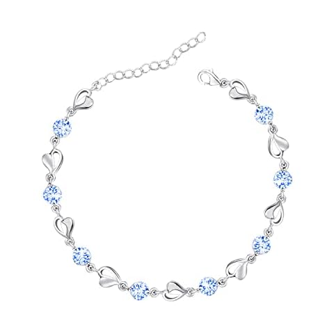 Luckimoli Heart Bracelet with Crystals Cover