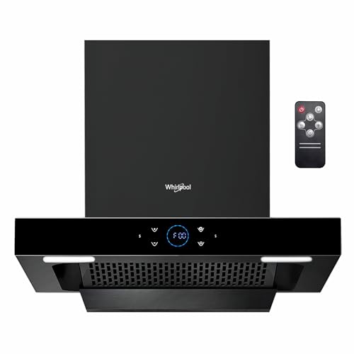Image of Whirlpool Smart Heat Sensor 60cm Kitchen Chimney with Filterless Autoclean Technology | BLDC Motor | With Remote Control (SMARTSENSE ZEN TAFL 60 HAC BLDC BK HOOD)
