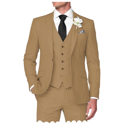 Men's 3 Pieces Suit Set Wedding Tuxedos for Formal Events Jacket