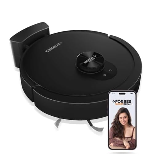 Eureka Forbes SmartClean Home Mapping Turbo, 7000Pa HyperSuction Robotic Vacuum Cleaner | LiDAR 3.0 & Quick Home Mapping | Wet Mopping | 3-Hour Run Time | Smart App Control | Voice Control