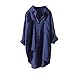 Yowablo BlouseButton PartiesLoose Chemisier pour femmesBlouseButton PartiesLoose Chemise Serveuse