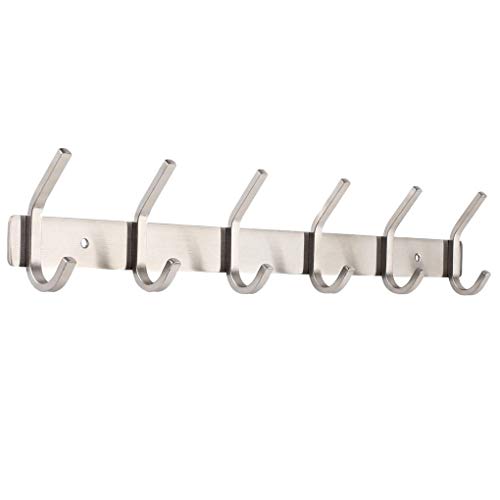 Preisvergleich Produktbild Weilifang Wandhandtuchhaken Badezimmer Küche Edelstahl Wand befestigter Wandhaken Handtuchreinigungstuch Halter-Aufhänger