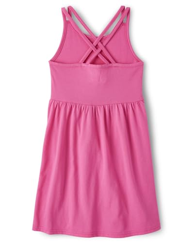 Image of The Children's Place Girls Sleeveless Strappy Back Summer DressesCasual Dress