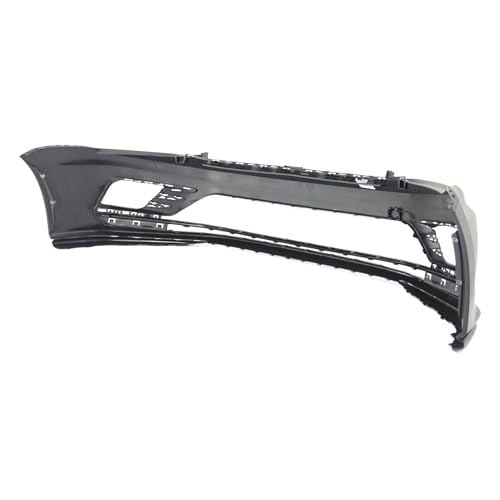 Image of FitParts Compatible with Volkswagen Jetta 2016-2018 Front Bumper Cover | Primed, Without Parking Sensor Holes, Sedan, Ready to Paint, OEM 5C6807217ALGRU, VW1000242