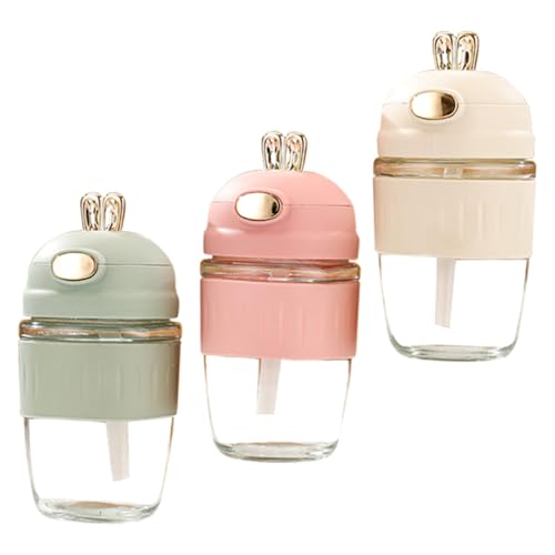 DECHOUS 3pcs Water Bottle Coffee Mugs Water Jug with Straw Water Kettle Espresso Cups Coffee Carafe Sports Water Jug Large Capacity Water Container Travel Drinking Bottle Glass Portable