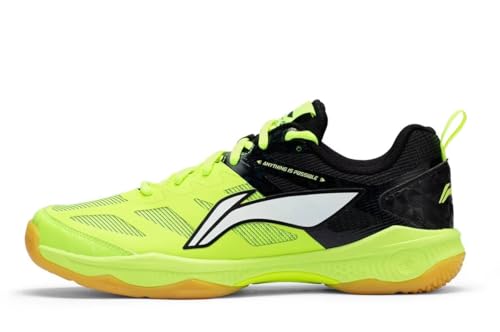 LI-NING Gladiator Ⅱ Unisex Badminton Shoes Anti-Slip Featherlight Rebound Professional Training Sports Sneakers AYTV017