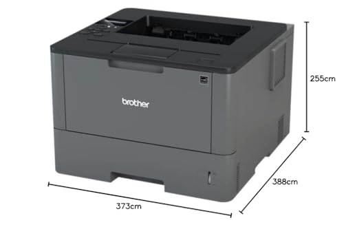 BROTHER HL-L5000D MonoLaser 40PPM nordisches Modell, mehrsprachig, HLL5000DZW1 (nordisches Modell, mehrsprachiger Schwarz-Weiß-Druck, USB)