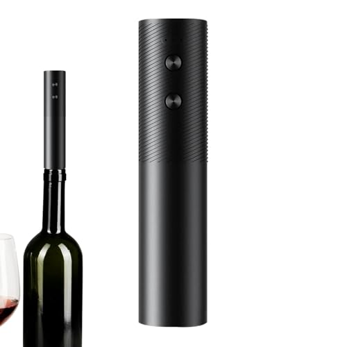 Duroecsain Abrebotellas de vino eléctrico, abridor de botellas de vino automático, Sacacorchos automático para abrelatas, Abrebotellas de vino eléctrico recargable, extracción automática de
