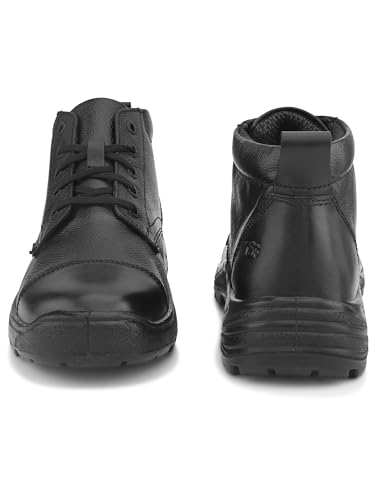 Image of TSF Black Genuine Leather Police Boot