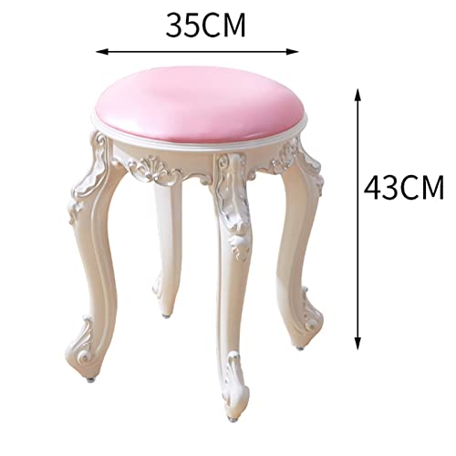 Taburete de tocador para baño y dormitorio con plástico ABS 3