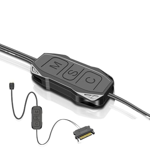 Cable adaptador AR-1 RGB 5V 3 Pin a SATA blanco miniatura 3