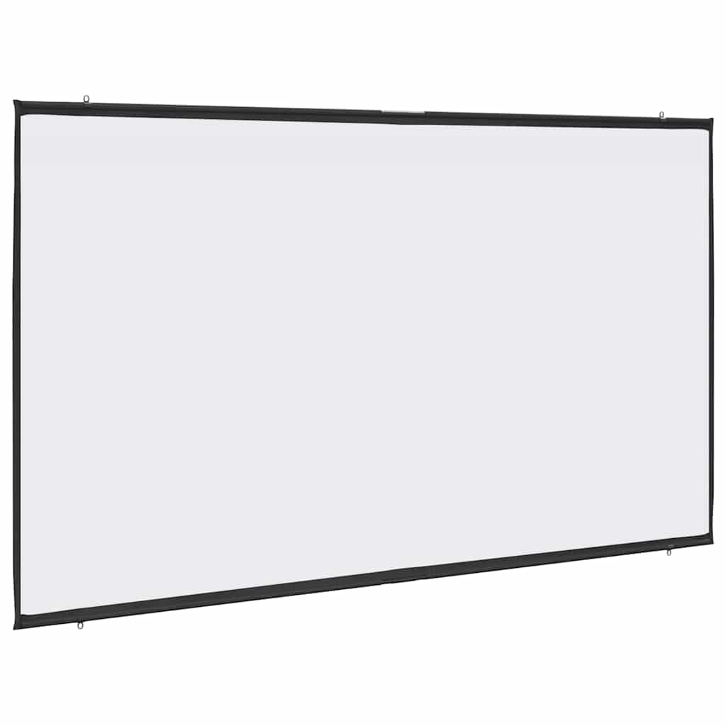 Projektionsleinwand, 108 Zoll, 16:9, Leinwand, Polyester, mit Eisenrahmen