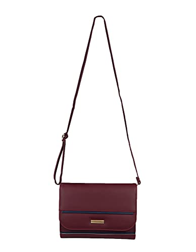 Image of ALSU Women's trendy Sling Bag | handbag | purse | crossbody bag| deattachable straps | adjustable straps |card slots 4| side bag| phone pocket