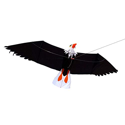 Fulltime E-Gadget 3D Eagle Kite, einfach zu montieren und einfach zu fliegen, lebensechte Eagle Kite Drachen, Lenkdrachen Fly a Kite, für Erwachsene Kinder Outdoor Beach Park Spiele Aktivitäten, 2m Cover