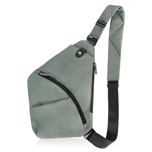 Sac poitrine homme antivol avec portefeuille en bandoulière intégré