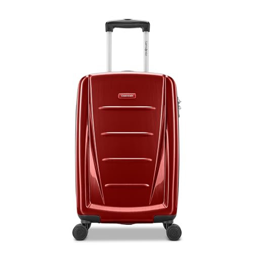 Image of Samsonite Unisex Luggage Winfield 2 Fashion HS Spinner (Burgundy, 20-inch)
