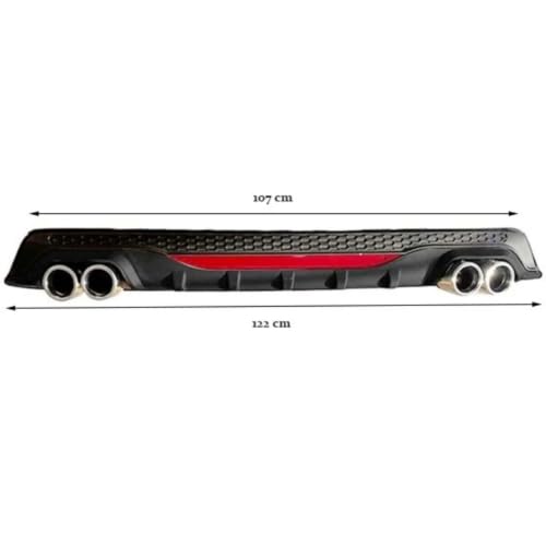 Diffuseur arrière aérodynamique en ABS pour optimiser le pare-chocs extérieur - 2