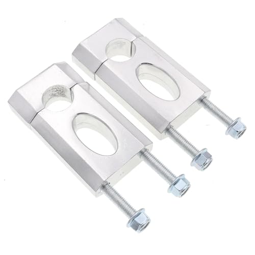 Guidon Moto rehausseur en alliage d'aluminium argenté haute résistance pour pit bike et quad
