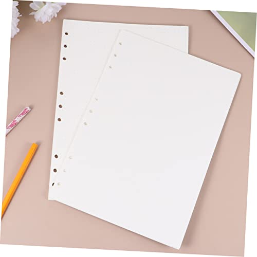 Cuadernos diarios puntos papel de reemplazo B5 con 9 agujeros para notas 6