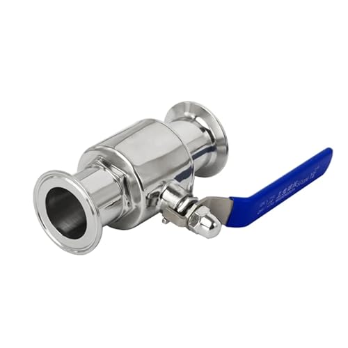 Vanne quart de tour à ouverture rapide 25mm en inox 304 manuel