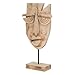 Produktbild GILDE Skulptur Yoruba Maske aus Mangoholz - naturfarben - Höhe 46cm x Breite 23cm - Dekoration