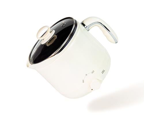 Julwhisper Fundidor de Cera Para Velas,1.8L Antiadherente Olla EléCtrica Para Derretir Cera de Soja, Calentador de Velas con Control de Temperatura y Boquilla- Enchufe UE