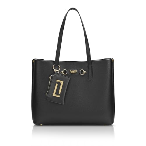Image of Lavie Luxe Women's Duo Chloe 3 Compartment Tote Handbag | Tote Bag For Work | Ladies Purse | Stylish Shoulder Bag | Gift For Women