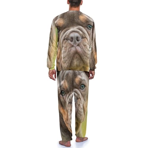 Pyjama homme haut et bas chiot : la solution contre les nuits agitées - 4