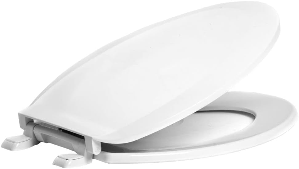 Centoco 1600-001 Elongated Plastic Toilet Seat, Standard Economy Model, White : Everything Else
