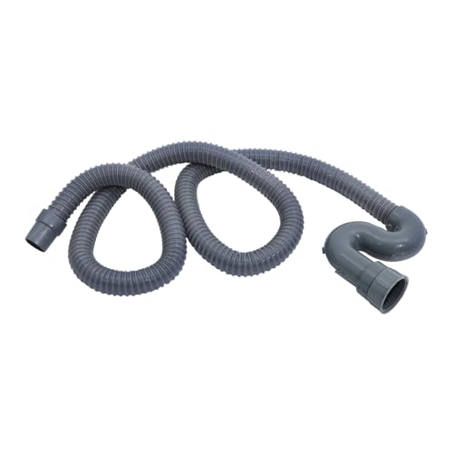 POPETPOP 2m Tubo Flessibile Di Scarico Per Lavello Tubo Flessibile Di Scarico Per Cucina e Bagno Per Lavelli e Servizi Igienici
