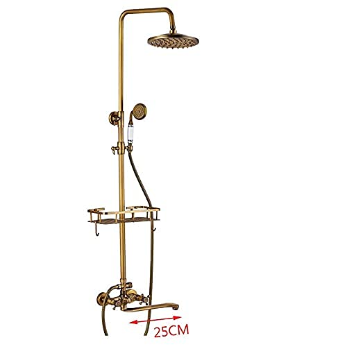 Système de douche avec étagère et bec long pour résoudre le manque de place RZ201