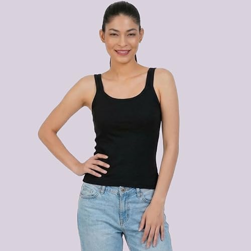 Image of Camisole Tank Top for Women | Ultra-Soft Pure Cotton Innerwear