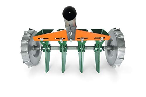 Varomorus Metal Precision Manual Seeder for Vegetables Greens Onion Radish Beets (4-Row)
