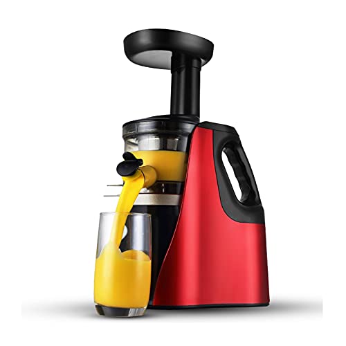 Slow Juicer Masticating Cold Pressed Juicer Machines Vegetable and Fruit, Electric Juicer Machines Easy to Clean, Quiet Motor & Reverse Function