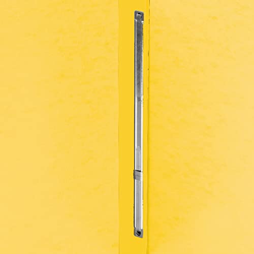 Smead Pressguard Report Cover, Metal Prong Side Fastener With Compressor, 3" Capacity, Letter Size, Yellow, 25 Per Box (81852) #TOP2