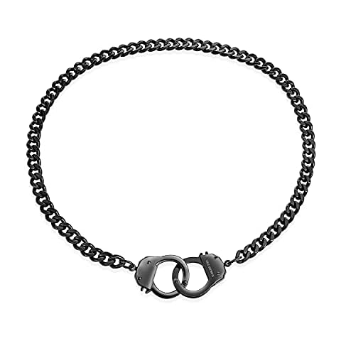 Mens Biker Punk Rocker Chain Necklace Cover