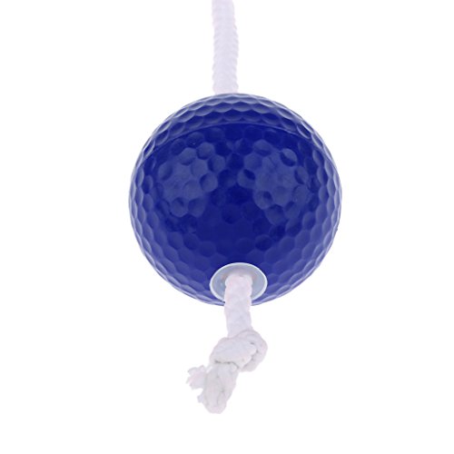YIJU Bolas de Golfe de 5 Pares - Treino de Treino - Bolas de Golfe de Corda para Crianças - Azul