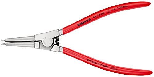 KNIPEX Circlip Pliers for External Circlips on Shafts Chrome-Plated with Plastic Coating 210 mm, 46 13 A3 - Image 3