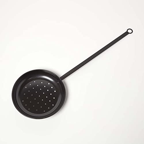 HOMESCAPES Poêle à Marrons en Acier Carbone