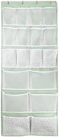 QUMENEY Schuh Organizer 24 Taschen - Tür Aufhänger Für Schuhe & Kleinteile Aus Vliesstoff