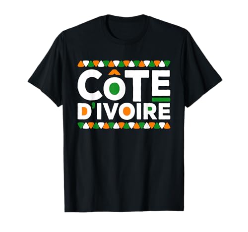 Ivoirien Drapeau Côte D'Ivoire T-Shirt