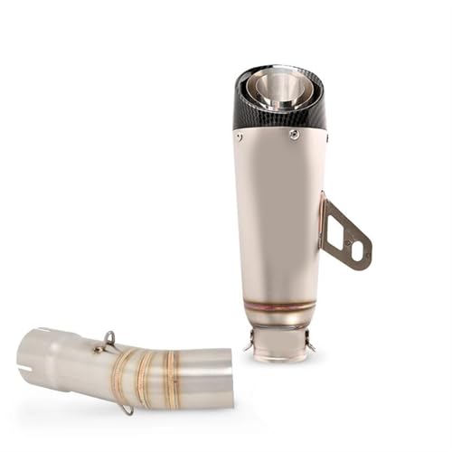 Système d'échappement modifié avec embouts en acier inoxydable de qualité pour FZ8