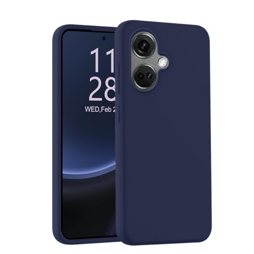 Image of LIRAMARK Liquid Silicone Soft Back Cover Case for OnePlus Nord CE 3 5G (Midnight Blue)