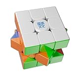 MOYU WRM v10 3x3 Magnetic Master Cube, Stickerless Puzzle Cube of 2024, moyu WeiLong WR M V10 Magnetic Version Racing Speed 3x3 Cube， Cost Effective UV Coating(Magnetic Magic Cloth Version)