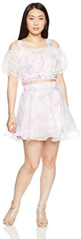 Amazon 花柄 フラワー レース パール ビスチェ フリル シフォン へそ出し ロリータ 服 ミニスカート ふんわり チュールスカート シースルースカート ゆめかわいい おフェロ 姫系 セットアップ ワンピース レディース 女性 ガールズ スカートスーツ 通販