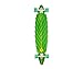 HABITAT SKATEBOARDS Leafline Longboard Green, Onesize