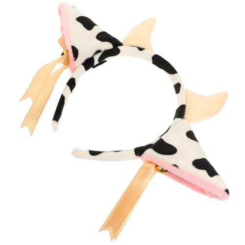 Serre-tête vache en peluche Mikikit pour accessoire de coiffure festive
