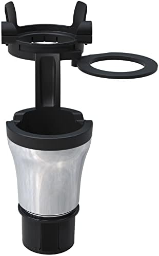 Multifunctional Car Cup Holder Expander Adapter with Offset Adjustable Base Organizer