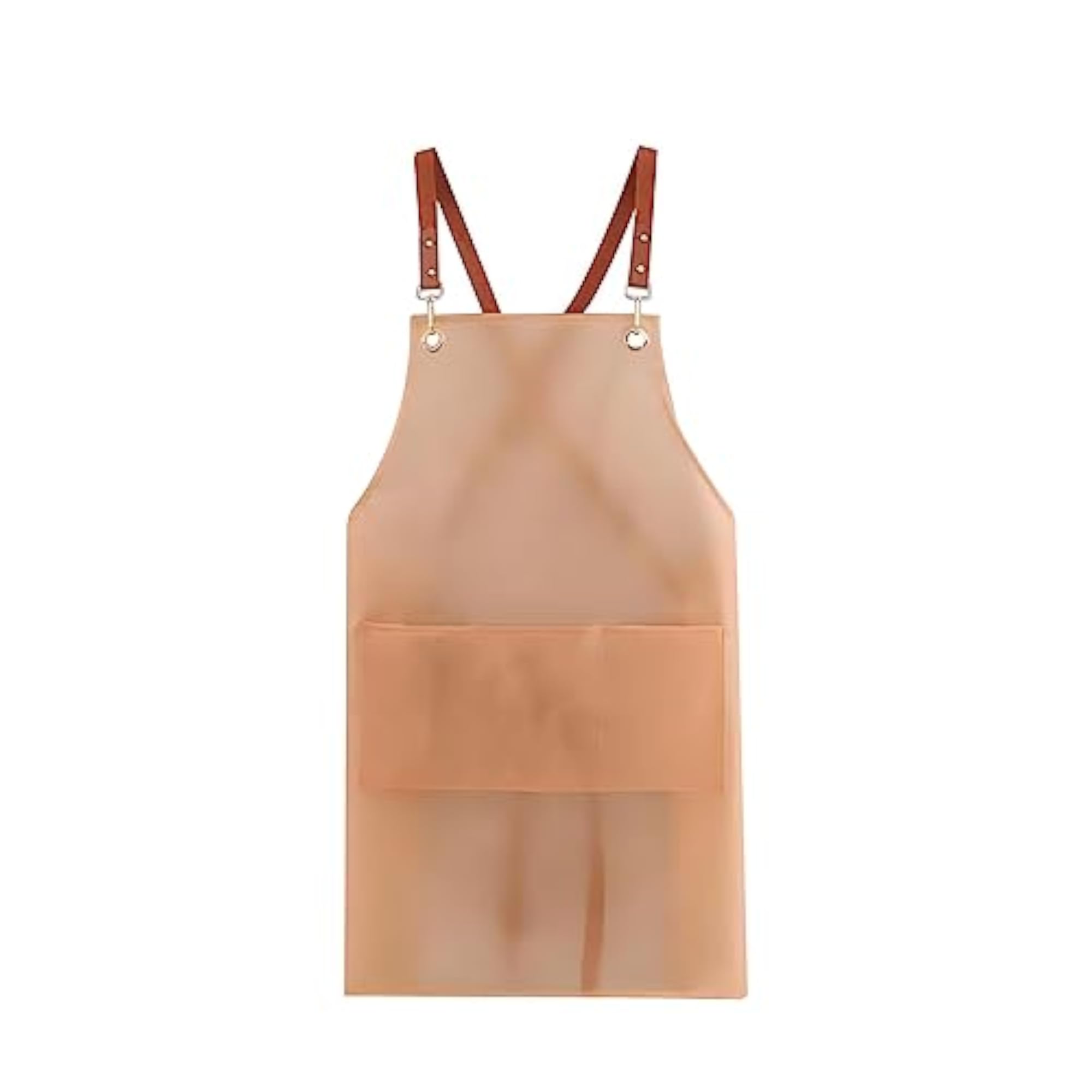 Durable Pink Chef Apron with Long Pocket for Cooking